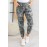 Camo Print Pocketed Drawstring High Waist Joggers